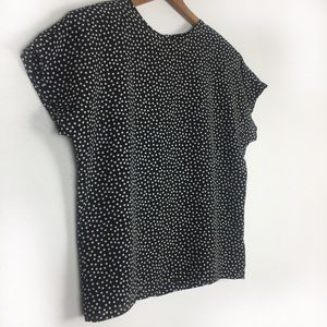 VINTAGE Polka Dot Boxy Top